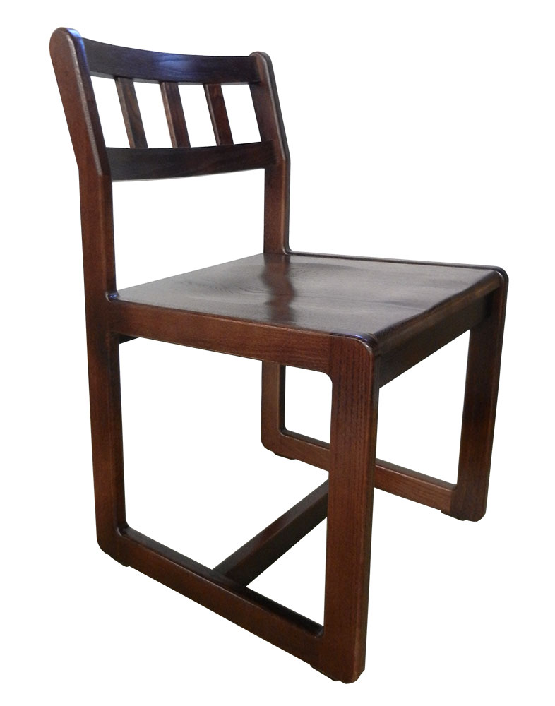 Mission Side Chair w\/Wood Seat & Back